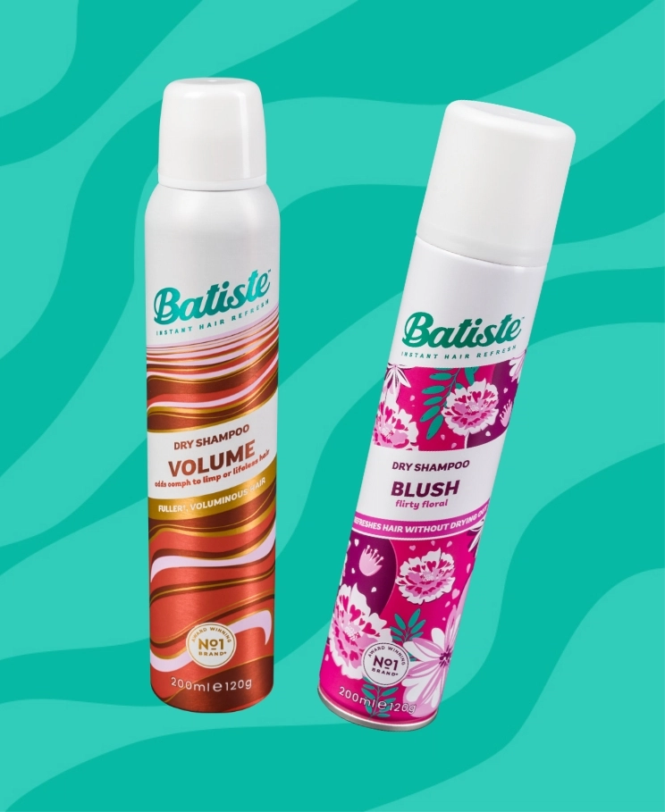 Suche szampony Batiste - Volume i Blush